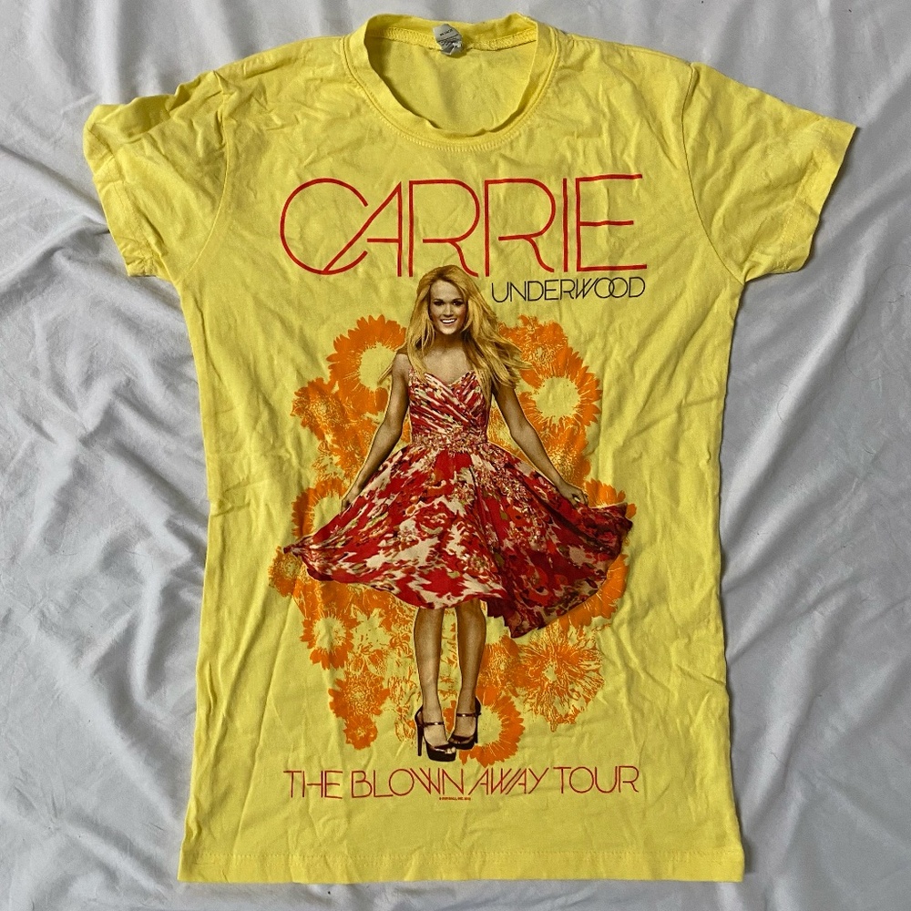 Carrie Underwood Blown Away Tour T-shirt Size Large